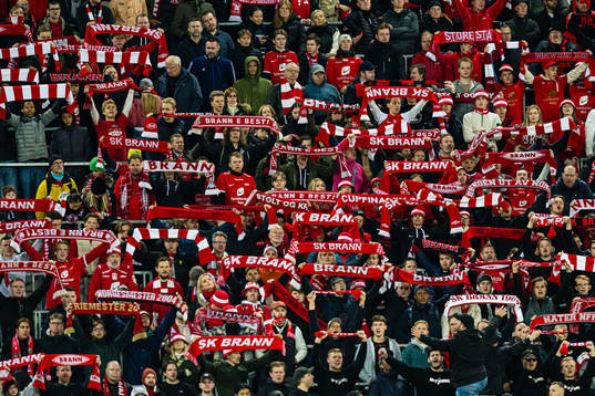 Spectators in the stands