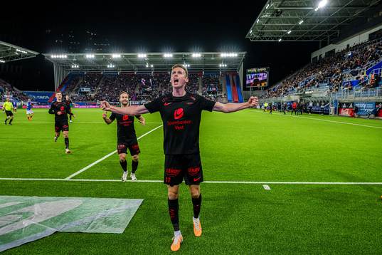 Joachim Soltvedt of Brann celebrates