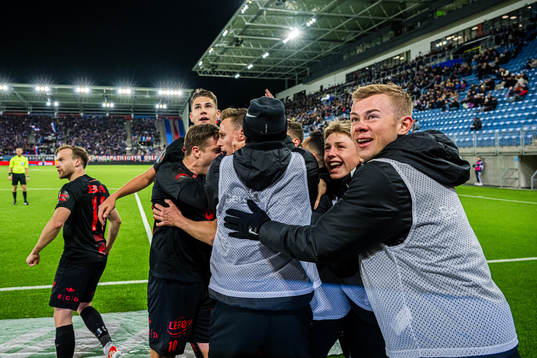 Joachim Soltvedt of Brann celebrates