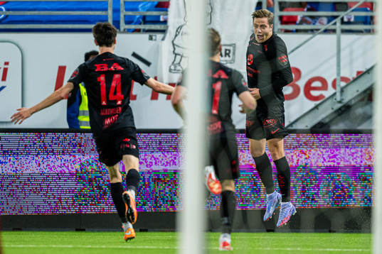 Frederik Børsting of Brann celebrates