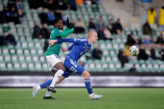 GIF Sundsvalls Lucas Forsberg Brages Samouil Izountouemoi