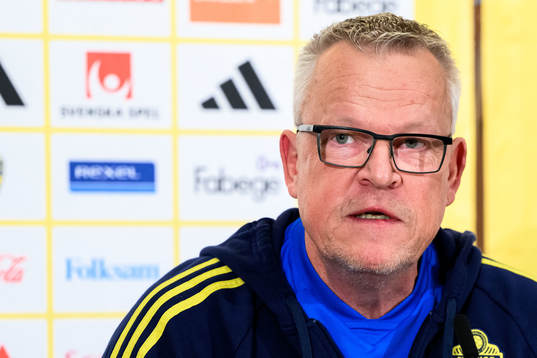 Janne Andersson, head coach of the Swedish men's football