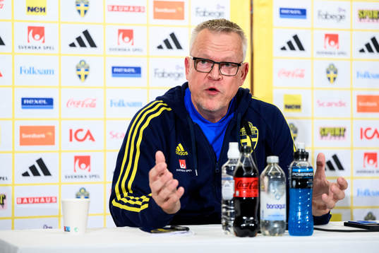 Janne Andersson, head coach of the Swedish men's football