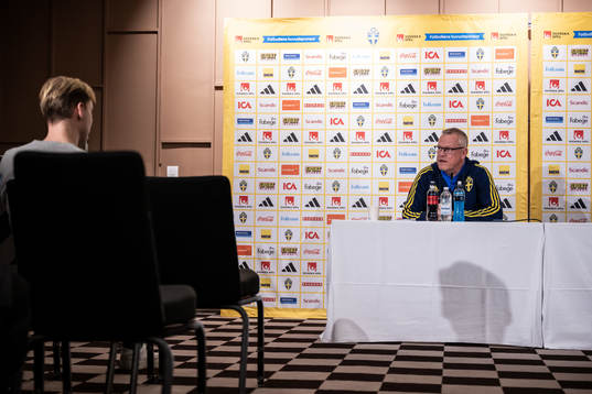 Janne Andersson, head coach of the Swedish men's football