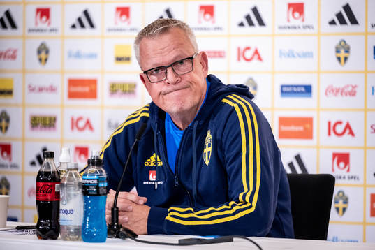 Janne Andersson, head coach of the Swedish men's football