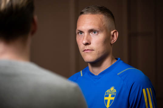 Ludwig Augustinsson of the Swedish men's football national