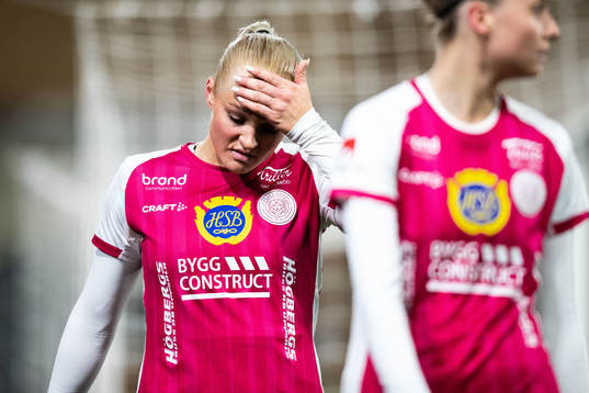 IK Uppsalas Klara Folkesson deppar