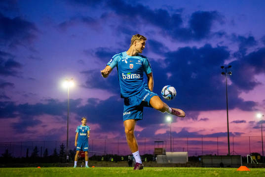 Ola Solbakken of the Norwegian national football team