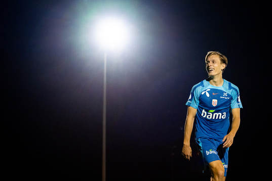 Marcus Holmgren Pedersen of the Norwegian national football