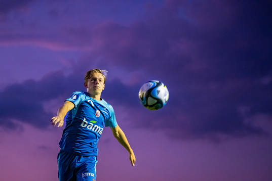 Marcus Holmgren Pedersen of the Norwegian national football