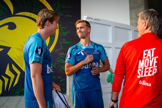 Kristian Thorstvedt and Ola Solbakken of the Norwegian