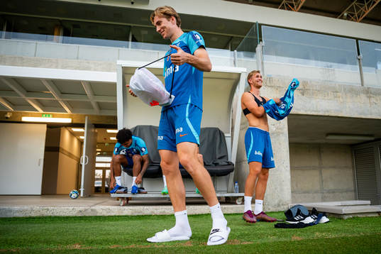 Kristian Thorstvedt and Ola Solbakken of the Norwegian