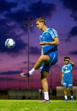 Ola Solbakken of the Norwegian national football team