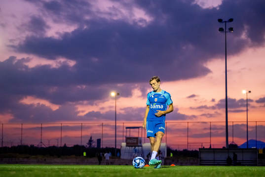 Marcus Holmgren Pedersen of the Norwegian national football