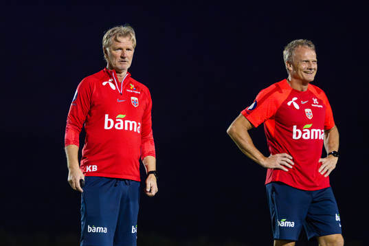 Kent Bergersen, assistant coach, and Frode Grodås,