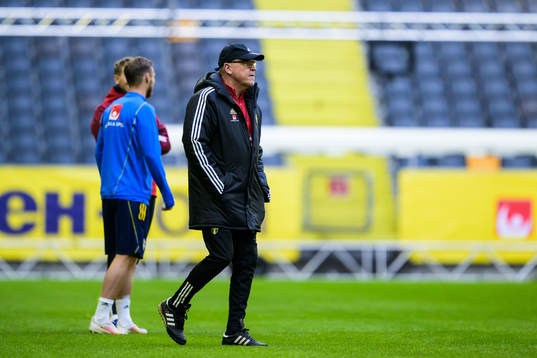 Head coach Janne Andersson of the Swedish national football