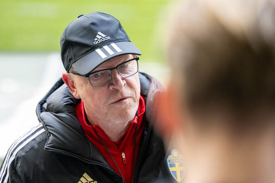 Janne Andersson, head coach of the Swedish national