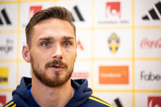 Linus Wahlqvist Egnell of the Swedish national football team