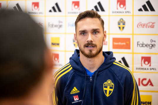 Linus Wahlqvist Egnell of the Swedish national football team