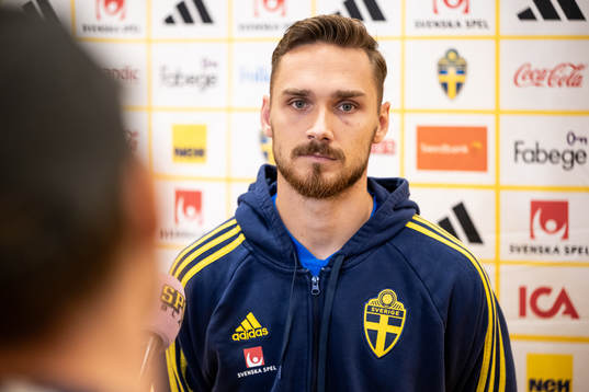 Linus Wahlqvist Egnell of the Swedish national football team