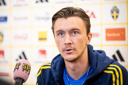 Kristoffer Olsson of the Swedish national football team