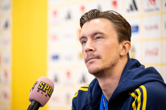 Kristoffer Olsson of the Swedish national football team