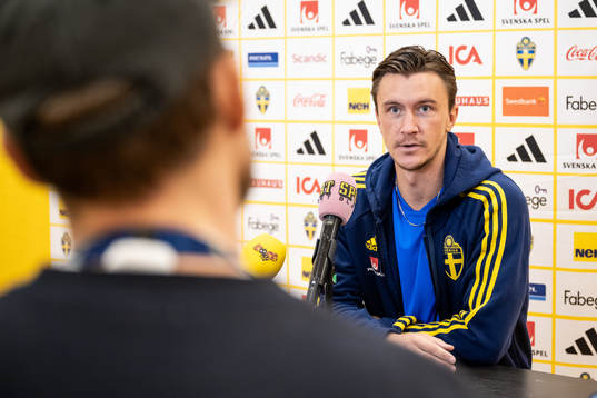 Kristoffer Olsson of the Swedish national football team