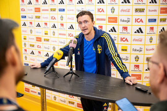 Kristoffer Olsson of the Swedish national football team