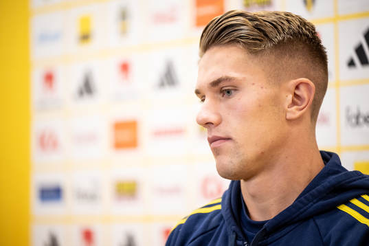 Viktor Gyökeres of the Swedish national football team