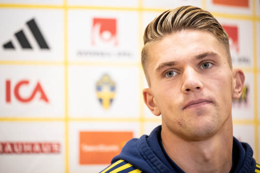 Viktor Gyökeres of the Swedish national football team