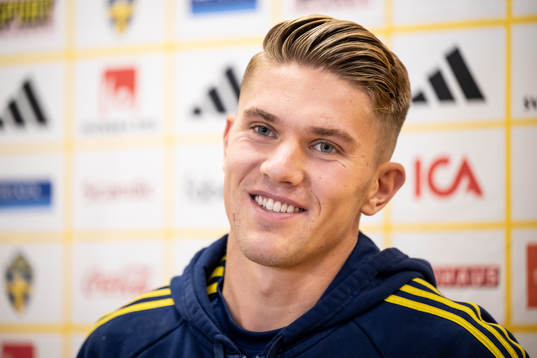 Viktor Gyökeres of the Swedish national football team