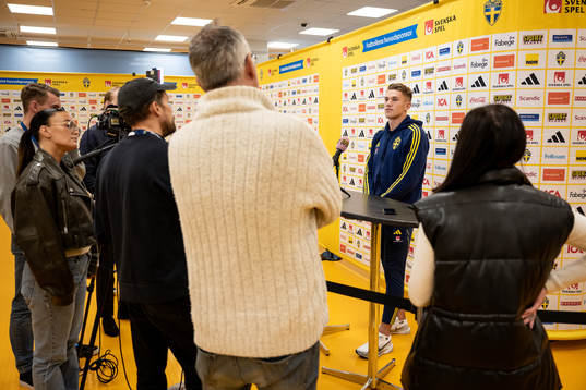 Viktor Gyökeres of the Swedish national football team