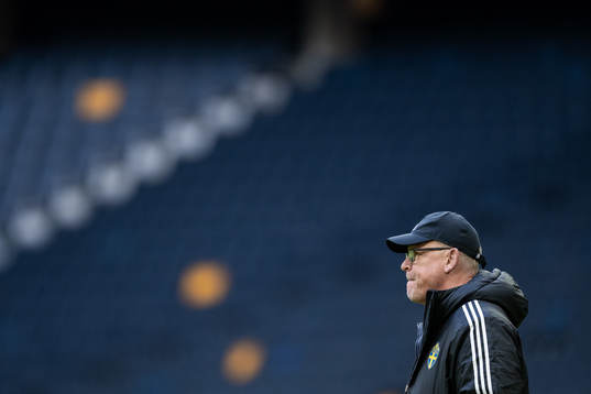Janne Andersson, head coach of the Swedish national