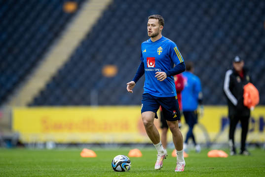 Gabriel Gudmundsson of the Swedish national football team