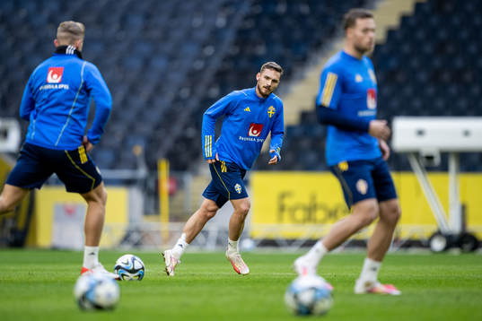 Linus Wahlqvist Egnell of the Swedish national football