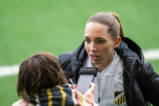 Elin Rubensson is interviewed