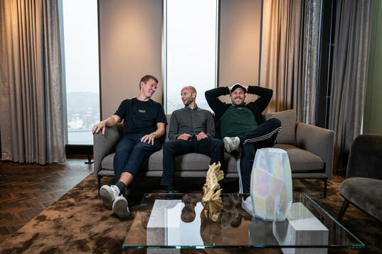 Pontus Wernbloom, Robin Söder och Tobias Hysén