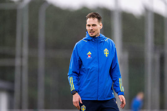 Sveriges Förbundskapten Daniel Bäckström