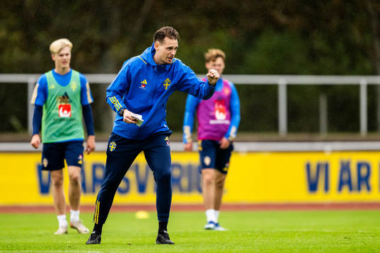 Förbundskapten Daniel Bäckström