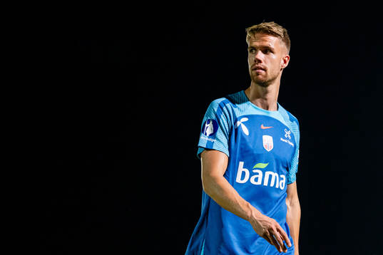Kristoffer Ajer of the Norwegian national football team