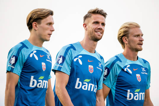 Marcus Holmgren Pedersen, Kristoffer Ajer and Morten