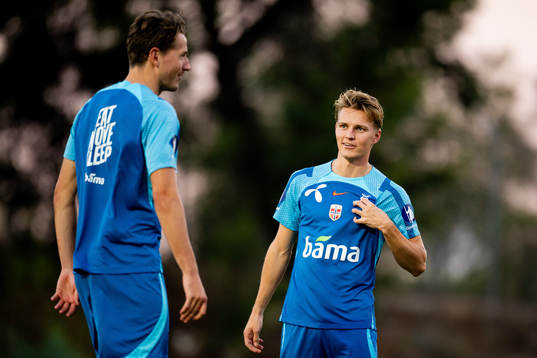 Martin Ødegaard of the Norwegian national football team
