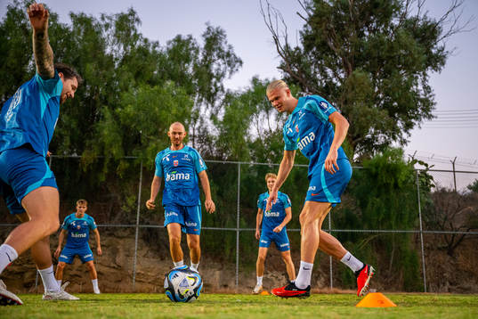 Stefan Strandberg, Fredrik Aursnes and Erling Braut Haaland