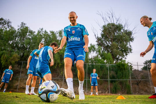 Fredrik Aursnes of the Norwegian national football team