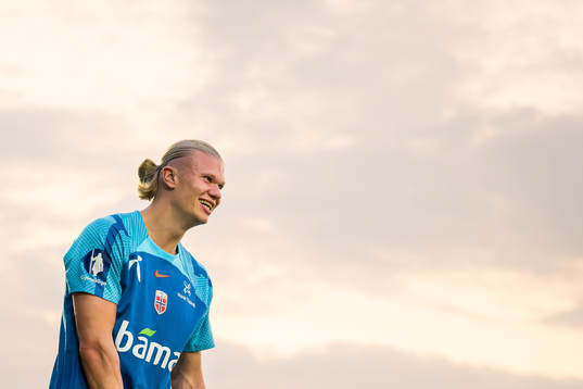 Erling Braut Haaland of the Norwegian national football team