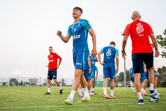 Jørgen Strand Larsen of the Norwegian national football