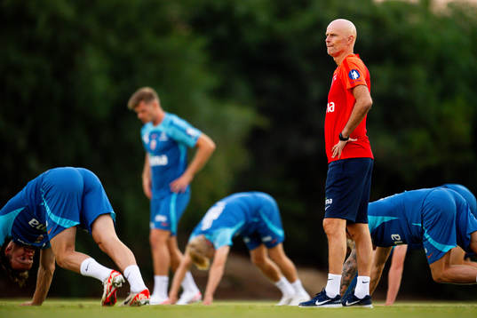 Ståle Solbakken, head coach of the Norwegian national
