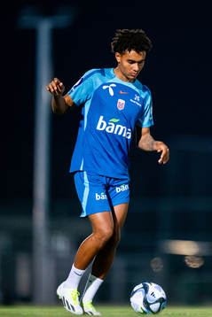 Antonio Nusa of the Norwegian national football team