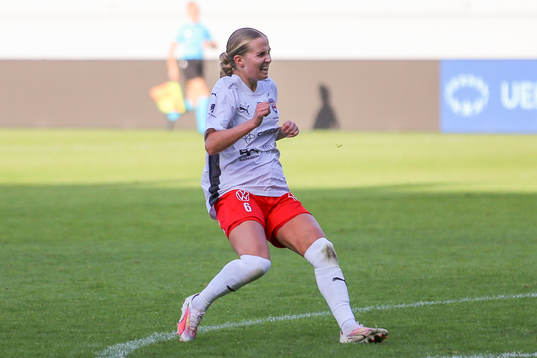 Ria Noora Minerva Öling of Rosengård celebrates