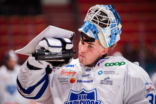 Karlskogas målvakt Samuel Jonsson